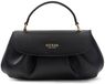 GUESS Amorette Top Handle Flap Bag Black zwart