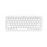 Hama Travel 400 QWERTZ Duits Bluetooth Grijs, Wit