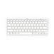 Hama Travel 400 QWERTZ Duits Bluetooth Grijs, Wit