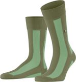 Burlington Retro Lines katoen sokken voor heren in maat 40-46, groen