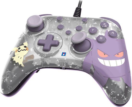 HORI HORIPAD Turbo Wired Controller voor Nintendo Switch 2 – Gengar en Mimiqui
