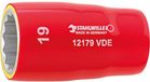 Stahlwille 12179 VDE-12 03370012 Dubbel zeskant Dopsleutelinzetstuk 12 mm 1/2 (12.5 mm)