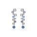 Swarovski Constella 5732775 Oorbellen Blauw/Zilver Metaal Kristal Vrouwen