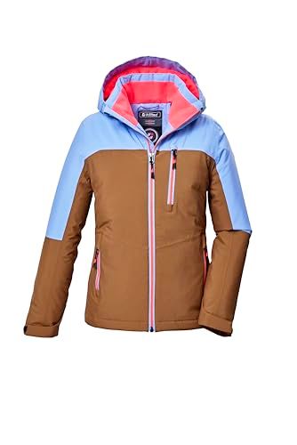 killtec meisjes Functionele jas/buitenjas met capuchon KOW 353 GRLS JCKT, braun, 116