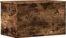vidaXL Opbergbox 60x35x35 cm bewerkt hout gerookt eikenkleurig