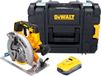 DeWalt DCS 570 NT accu-handcirkelzaag 18 V 184 mm borstelloos + 1x Powerstack-accu 5,0 Ah + TSTAK - zonder oplader