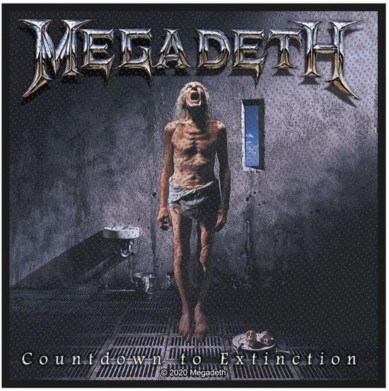 Megadeth Countdown To Extinction Unisex Patch - meerkleurig - Standard