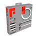 FAMATEL Kabelgoot, zelfklevend, 5 meter, 10 x 16 mm, wit