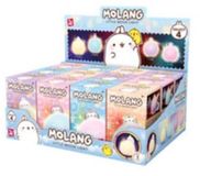 Molang Little Moon Light Series Mini Figures Hello Kitty and Friends 8 cm Display (12)