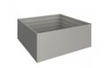 Biohort 68035 Verhoogd Tuinbed Groentebed Grijs Rechthoek Aluminium/Gegalvaniseerd Staal 2010x2010x770mm