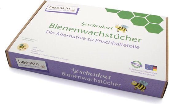 Beeskin - Bijenwasdoek geschenkset