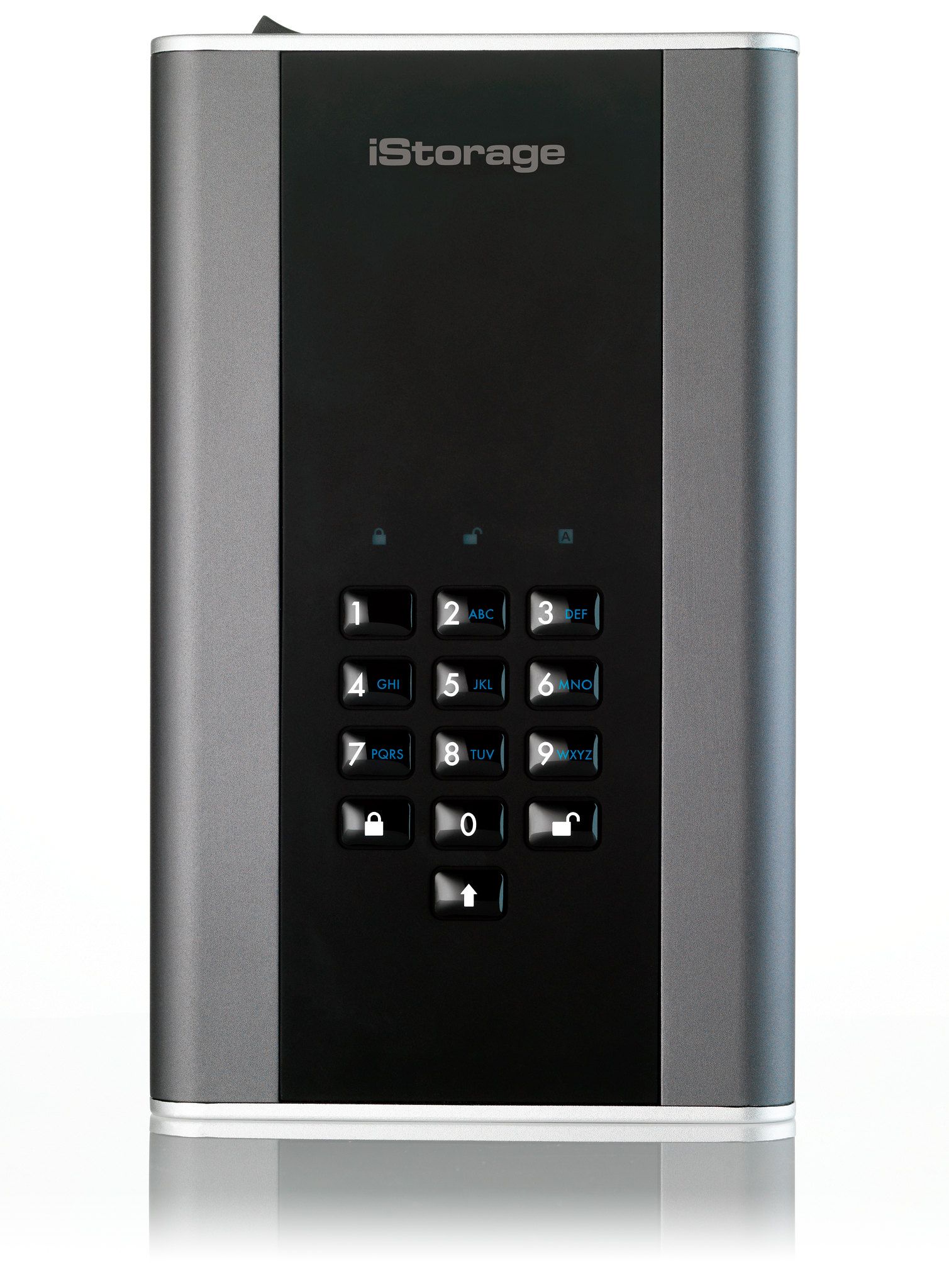 iStorage DiskAshur DT2 - Externe Harde Schijf - Zwart/Grijs