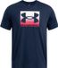 Under Armour UA M BOXED SPORTS UPDATED SS-BLU Heren Sportshirt - Academy - Rood