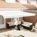 VidaXL Vervangende volant voor 5 m wit polyester