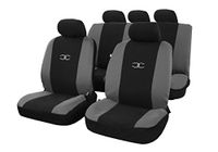 Carfactory universele stoelhoezen SUZUKA grijs 9-delig