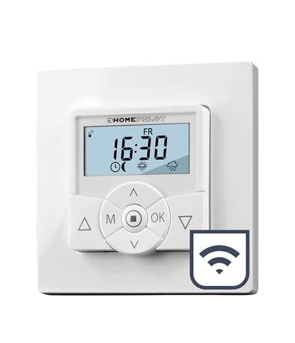 HOMEPILOT - Premium slimme programmeerbare klok | Radio-functionele timer speciaal ontworpen voor de bediening van rolluikmotoren.