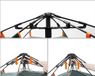 Sans marque Tente pop-up légère d'extérieur - Tente imperméable - 3 personnes - Tente de camping - Vert opale