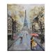 Homemania Eiffeltoren en landschappen voor woonkamer, slaapkamer, meerkleurig, 45 x 3 x 70 cm, HM20KNV45 x 70 – 11, polyester, hout