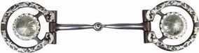 HKM Western Antique Show Snaffle Bit 115mm