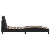 VidaXL Bedframe Zadar Kunstleer Zwart 90x190 cm