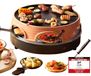 Merkloos Pizzaoven raclette - Mini-pizza - Grill - Voor 6 personen - Terracotta