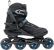 Roces Icon X 80 Skeelers - Inline Skates - Zwart/Blauw - Maat 42