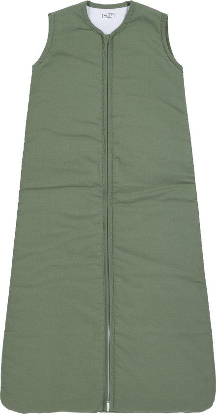 Meyco Baby Uni baby slaapzak gevoerd - forest green - 70cm - 2.0 TOG