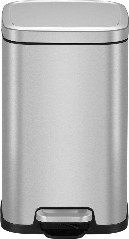 EKO Stella Prullenbak - 12 liter - Mat RVS