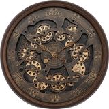 Atmosphera Wandklok met zichtbaar en bewegend raderwerk 76cm