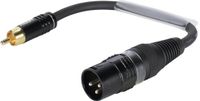 SOMMER CABLE Adaptercable XLR M /RCA M 0.15m bk