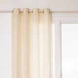Atmosphera Dolce Gordijn - 140x240cm - Wit - Met ringen