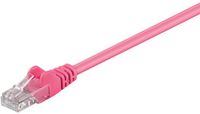 Merkloos Wentronic CAT5E Netwerkkabel - RJ45 - Magenta - 0.25 m