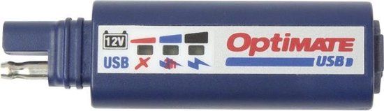 Optimate SAE-connector USB Blauw - Motor - 5425006144568