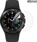 By Qubix Qubix - Screenprotector Film - Full Cover - Geschikt voor Samsung Galaxy Watch 4 Classic (46mm)
