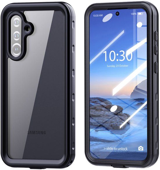 Redpepper Dot Plus Waterproof Backcover geschikt voor Samsung Galaxy A36 - Zwart