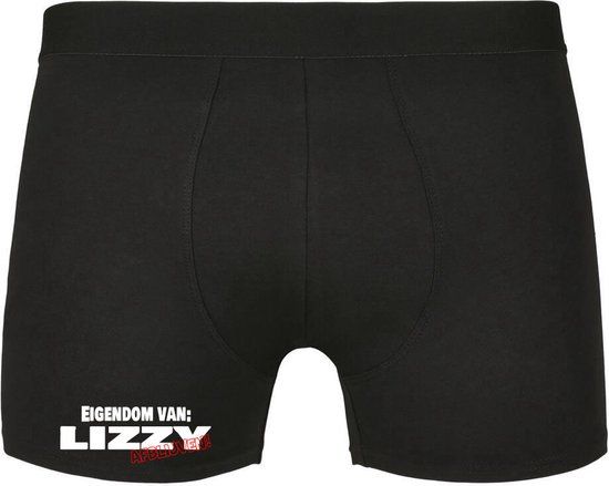 Sol's Eigendom van Lizzy Heren Boxershort - Zwart - 5XL - Katoen