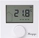 Kopp Digitale draadloze kamerthermostaat voor vloerverwarming, kleur: zuiver wit, 4-pack, 831003054