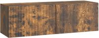 vidaXL TV-wandkast, rookeiken, 98 x 31 x 30 cm, bewerkt hout