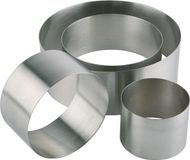 APS Mousse ring - ø6cm - Set van 4 stuks - RVS