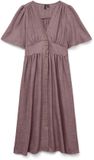 VERO MODA VMMELANEY 2/4 BLK DRESS WVN NOOS Dames Mini jurk XS Nostalgia Rose Polyester