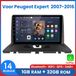 Awesafe Autoradio - Geschikt Voor Peugeot Expert 2007 t/m 2016 - Apple Carplay & Android Auto (Draadloos) - Android 14.0 - 1+32GB - Touchscreen - GPS Navigatiesysteem