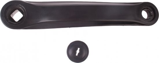 M-wave Crank Met Cover - Staal - 170 mm - Links - Zwart