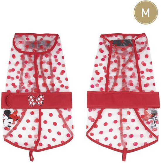 Hondenregenjas Minnie Mouse Rood