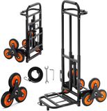 Vevor Opvouwbare Trapklimwagen, 100 Kg Draagvermogen, Zwart