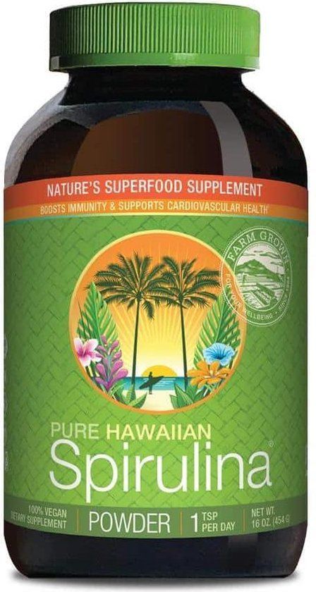 Pure Hawaiian Spirulina Powder - 142g - Vegan & Gluten-Free