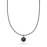 S.Oliver Heren Sieraden – Halsketting & Armband Van Leder En Roestvrij Staaldetails Met Haizahnanhänger – Klassiek, Stijlvol En Masculien – Perfect Cadeau-Idee