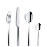Amefa Moderno - 16-delige bestekset - 4 personen - Chroomnikkelstaal 18/10 - Zilver