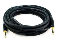 Monoprice 4796 audio kabel 7,62 m 6.35mm TRS Zwart