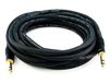 Monoprice 4796 audio kabel 7,62 m 6.35mm TRS Zwart