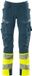 Mascot Accelerate Safe Pantalon avec poches genoux 19179-511 - bleu pétrole foncé/jaune fluo - C47 - 90